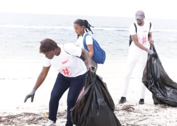 Dépollution du littoral : aux côtés de l’ONG SOS Komo-Océan, le geste écolo de la Sobraga
