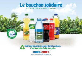 Communiqué : bouchons solidaires, le Groupe Castel fait le grand saut dans sa lutte contre la pollution plastique au Gabon