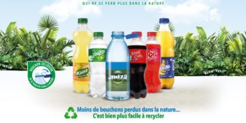 Communiqué : bouchons solidaires, le Groupe Castel fait le grand saut dans sa lutte contre la pollution plastique au Gabon